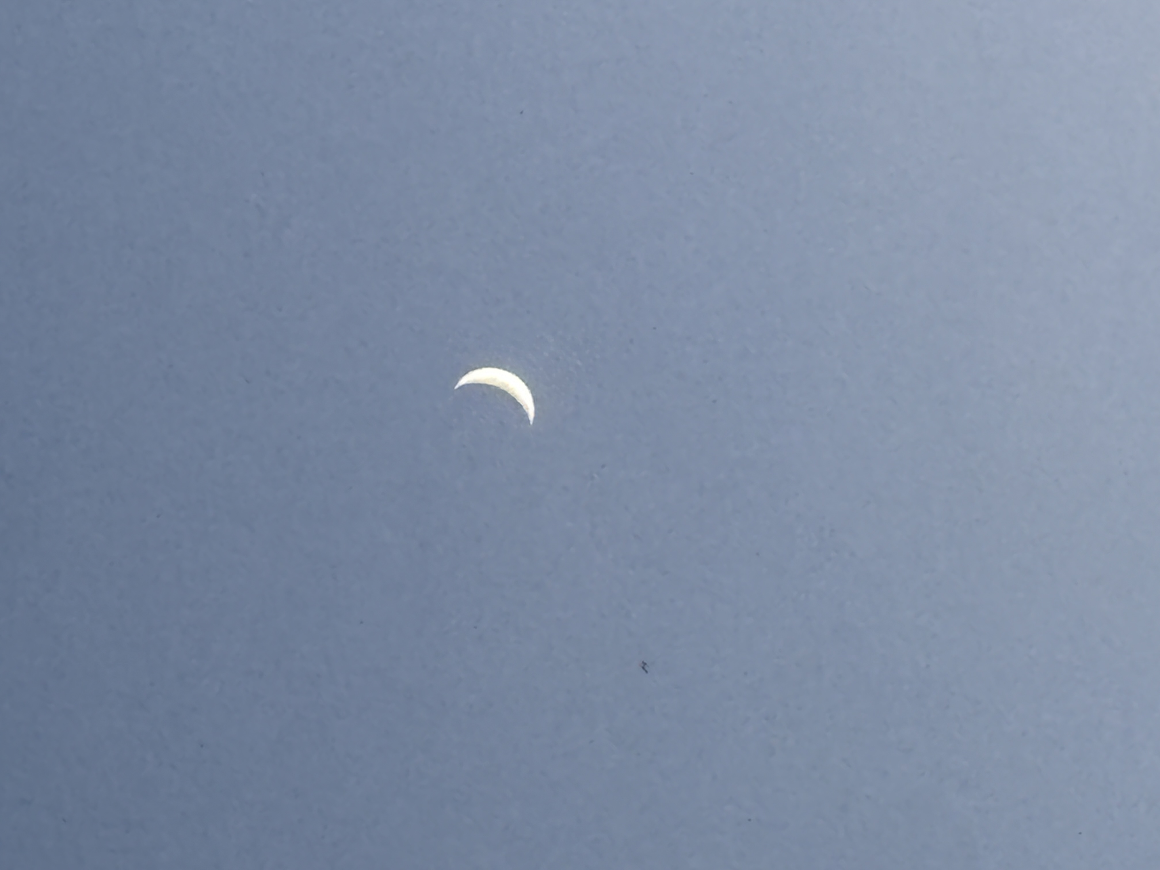 Alignement Lune et Planètes au crépuscule
